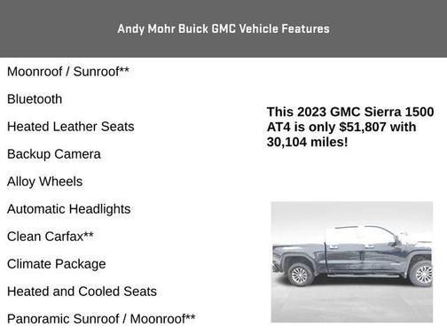 2023 GMC Sierra 1500 AT4