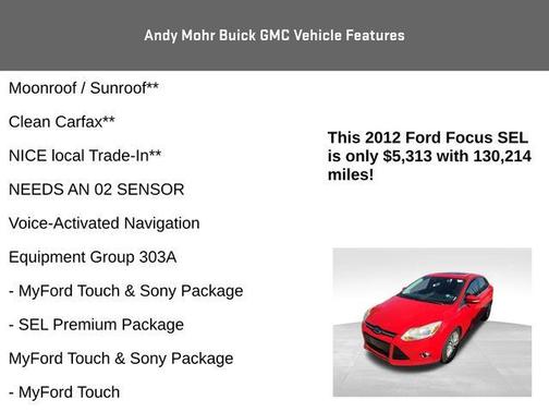 2012 Ford Focus SEL