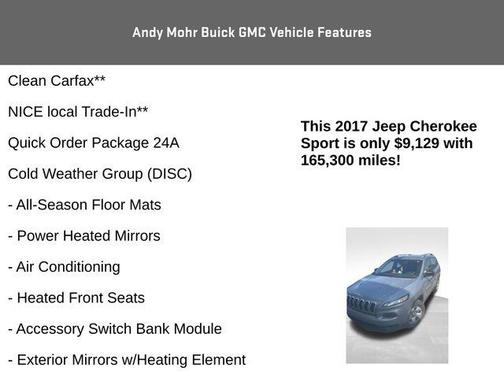 2017 Jeep Cherokee Sport