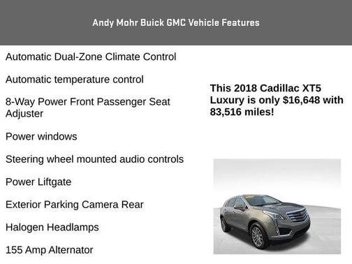 2018 Cadillac XT5 Luxury