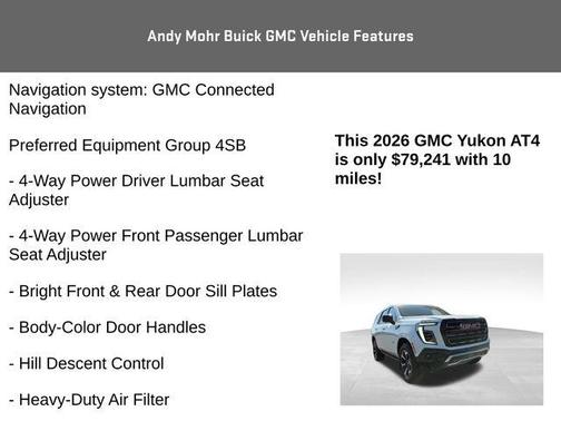 2026 GMC Yukon AT4