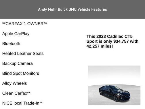 2023 Cadillac CT5 Sport RWD