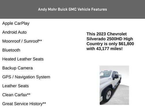 2023 Chevrolet Silverado 2500 High Country