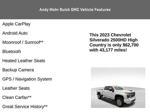 2023 Chevrolet Silverado 2500 High Country