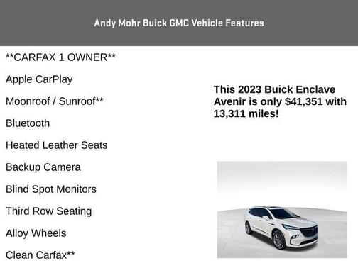 2023 Buick Enclave Avenir