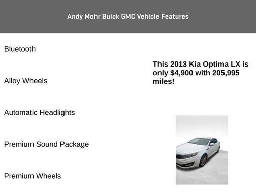 Snow White Pearl 2013 Kia Optima LX