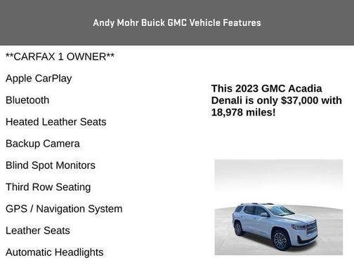 2023 GMC Acadia Denali