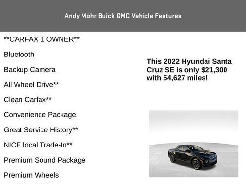 2022 Hyundai SANTA CRUZ 2.5L SE