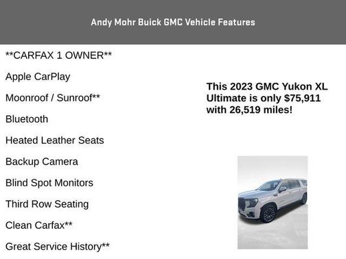 2023 GMC Yukon XL Denali Ultimate