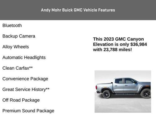 2023 GMC Canyon Elevation