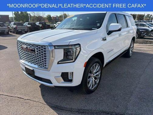 White Frost Tri-Coat 2024 GMC Yukon XL Denali
