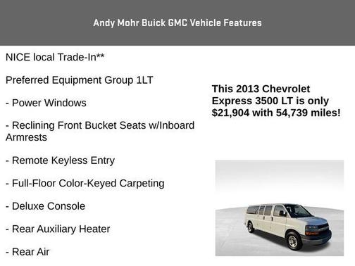 2013 Chevrolet Express 3500 LT