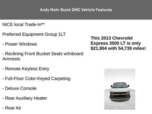 2013 Chevrolet Express 3500 LT