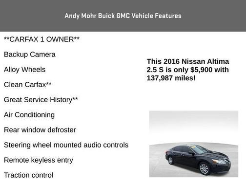 2016 Nissan Altima 2.5 S