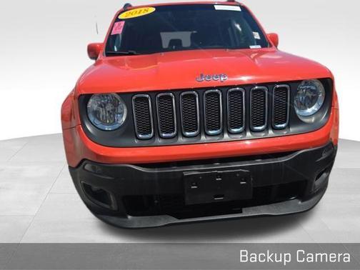 Orange 2018 Jeep Renegade Latitude