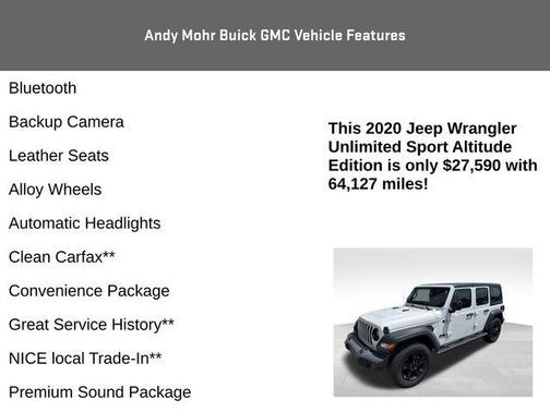 2020 Jeep Wrangler Unlimited Sport Altitude