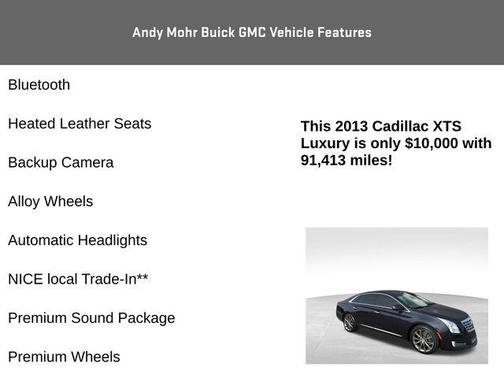 Sapphire Blue Metallic 2013 Cadillac XTS Luxury