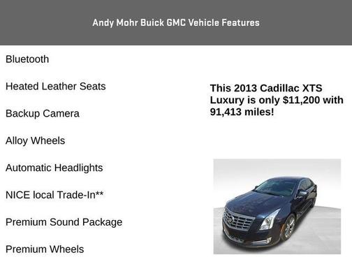 Sapphire Blue Metallic 2013 Cadillac XTS Luxury