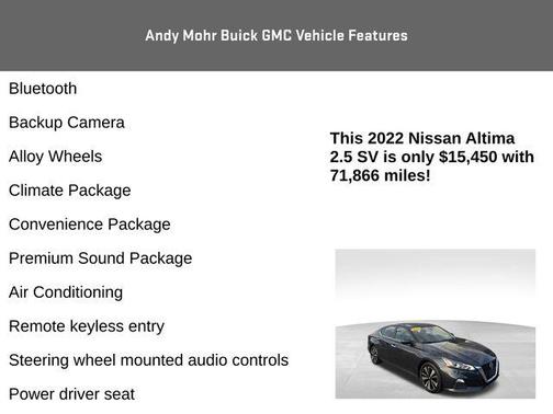 2022 Nissan Altima 2.5 SV