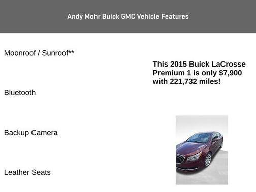 2015 Buick LaCrosse Premium I