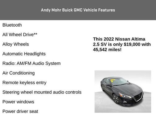 2022 Nissan Altima 2.5 SV