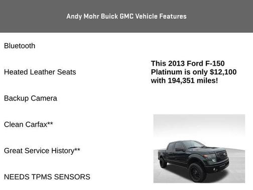 2013 Ford F-150 Platinum