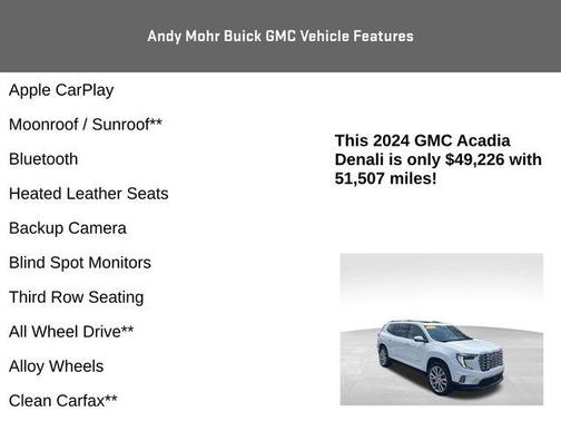 2024 GMC Acadia Denali