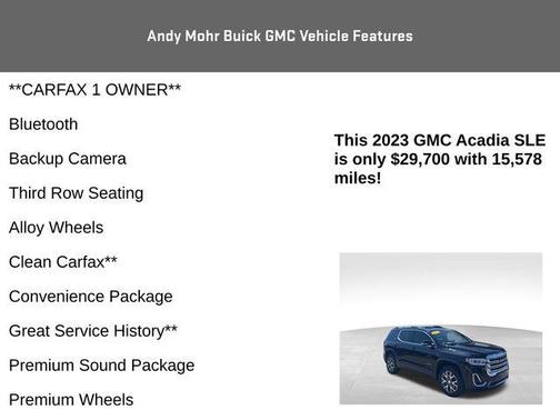 2023 GMC Acadia SLE