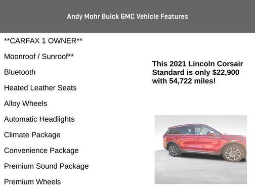 2021 Lincoln Corsair Standard