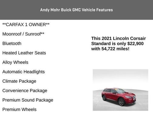 2021 Lincoln Corsair Standard