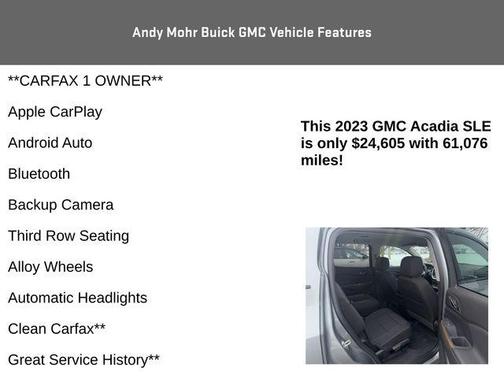 2023 GMC Acadia SLE
