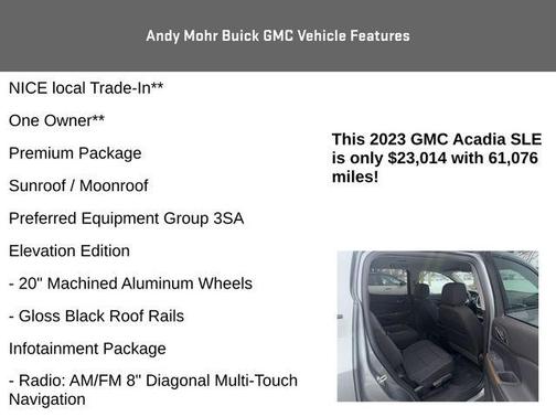 2023 GMC Acadia SLE