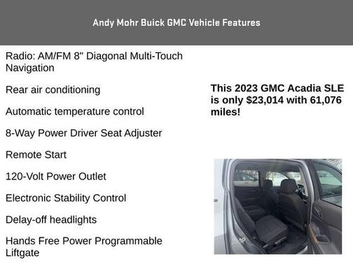 2023 GMC Acadia SLE
