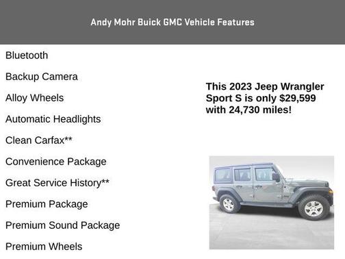 2023 Jeep Wrangler Sport