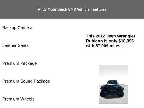 2012 Jeep Wrangler Rubicon