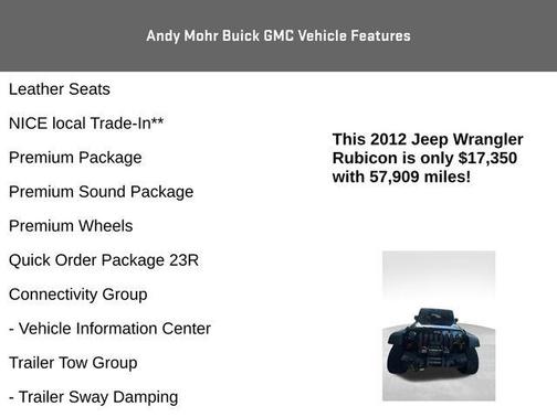 2012 Jeep Wrangler Rubicon