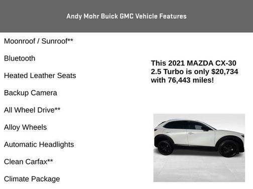 2021 Mazda CX-30 Premium Package
