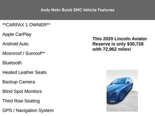 2020 Lincoln Aviator Reserve AWD