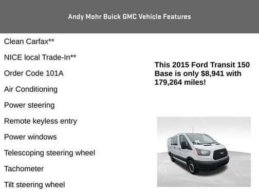 2015 Ford Transit-150 Base
