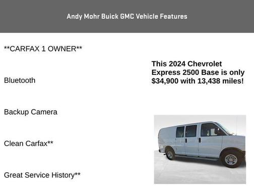 2024 Chevrolet Express 2500 Work Van