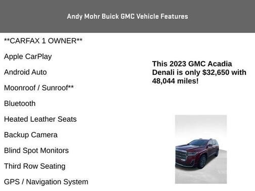 2023 GMC Acadia Denali