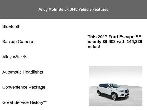 2017 Ford Escape SE
