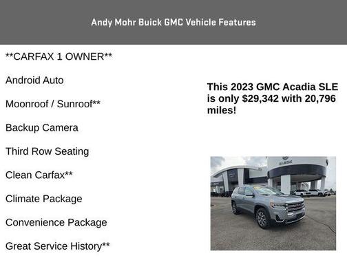 Sterling 2023 GMC Acadia SLE