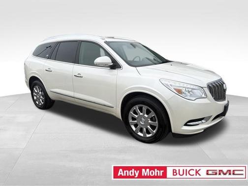 White Diamond Clearcoat 2014 Buick Enclave Leather