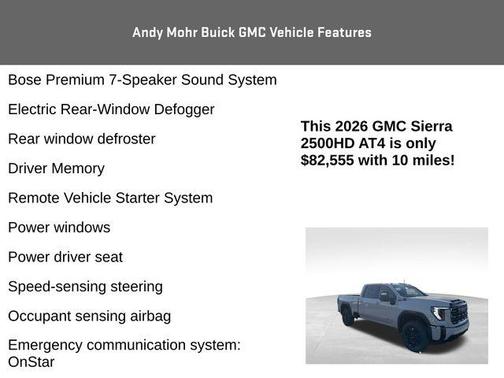 2026 GMC Sierra 2500 AT4