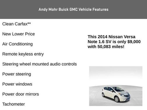 2014 Nissan Versa Note SV