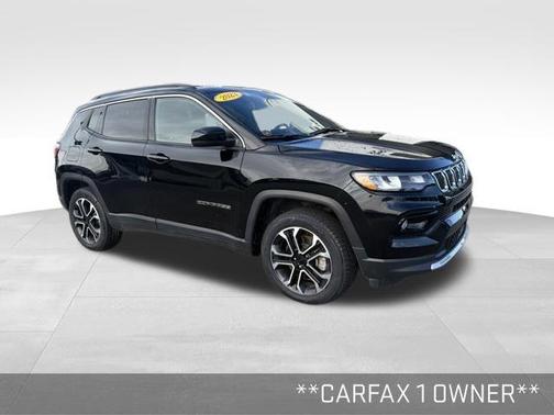 Diamond Black 2023 Jeep Compass Limited
