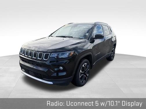 Diamond Black 2023 Jeep Compass Limited