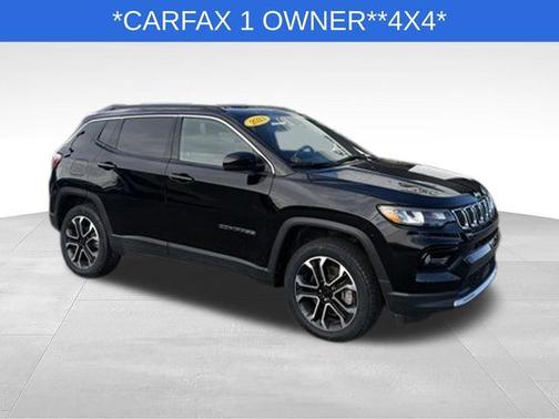 Diamond Black 2023 Jeep Compass Limited