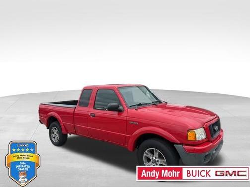 Red 2004 Ford Ranger XL